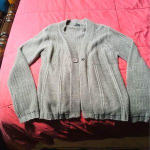 "Tally"  L Gray Cardigan